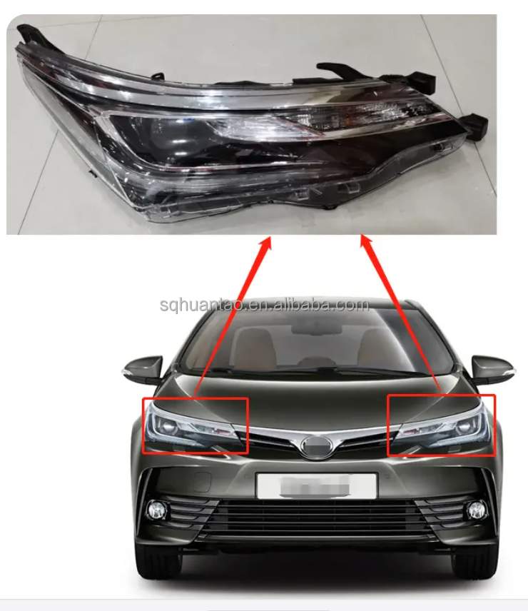 High Quality LED Light  Headlight for TOYOTA Corolla 2017 EU Version Head Lamp