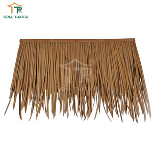 Environmental fiber artificial waterproof thatch roof tile synthetic thatch material for tiki huts gazebo