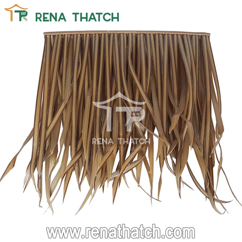 Cheap tiki hut gazebo roof thatch plastic thatch synthetic thatch artificial