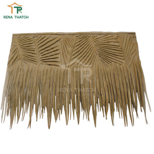 Fireproof waterproof palma sintetica thatch roof materials synthetic Palmex palm artificial thatch palm