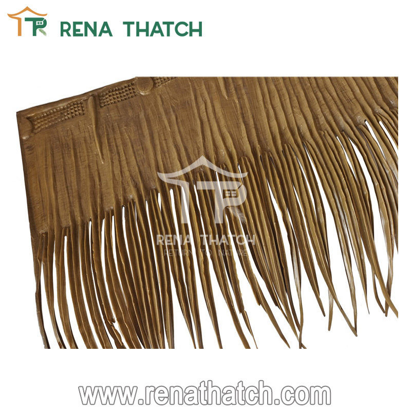 Mexican thatch roofing roll natural grass straw thatch roofing tiles synthetic palm panel