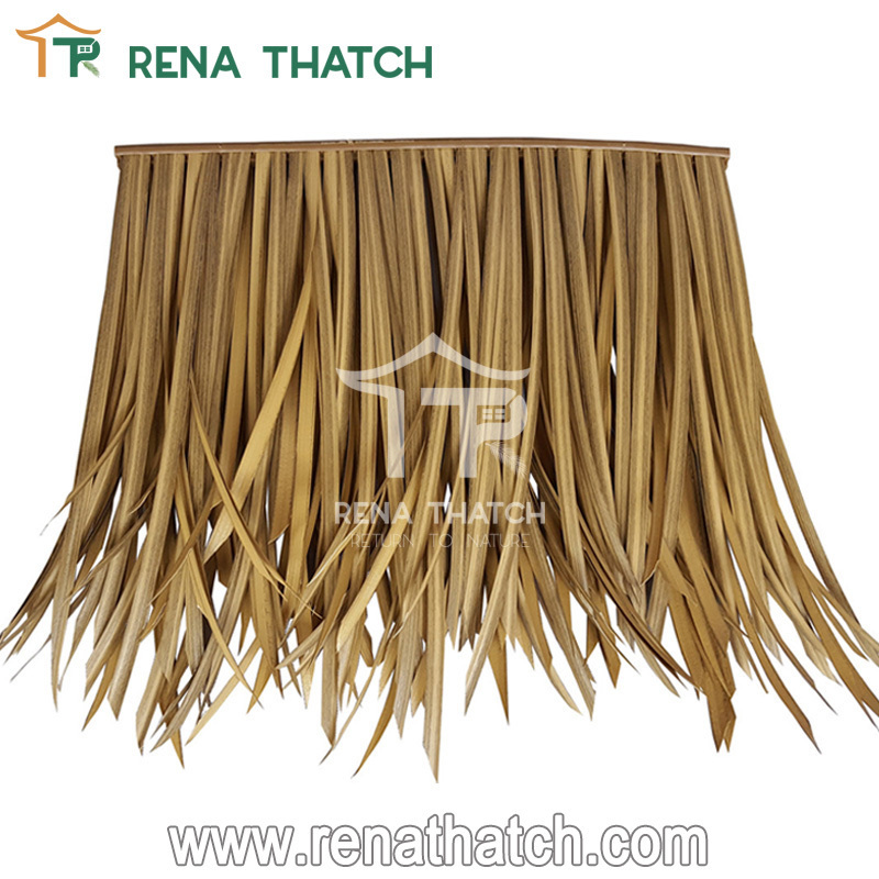 Cheap tiki hut gazebo roof thatch plastic thatch synthetic thatch artificial