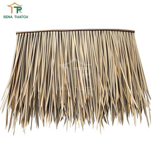 Polyethylene thatch roofing synthetic artificial tiki thatch tiles thatched roof gazebo