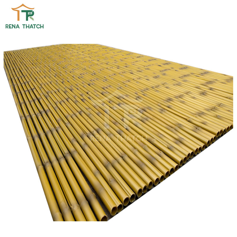 Synthetic faux artificial bamboo poles synthetic bamboo post for garden plastic bamboo