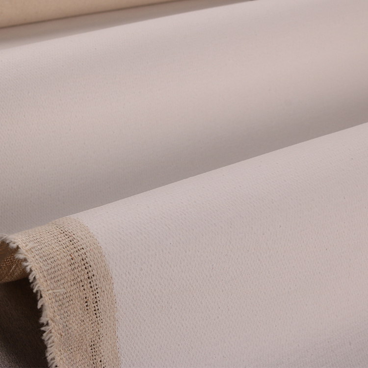 Wholesale 380g Artist Linen Stretched Canvas Roll High Quality Painting canvas For Oil Painting