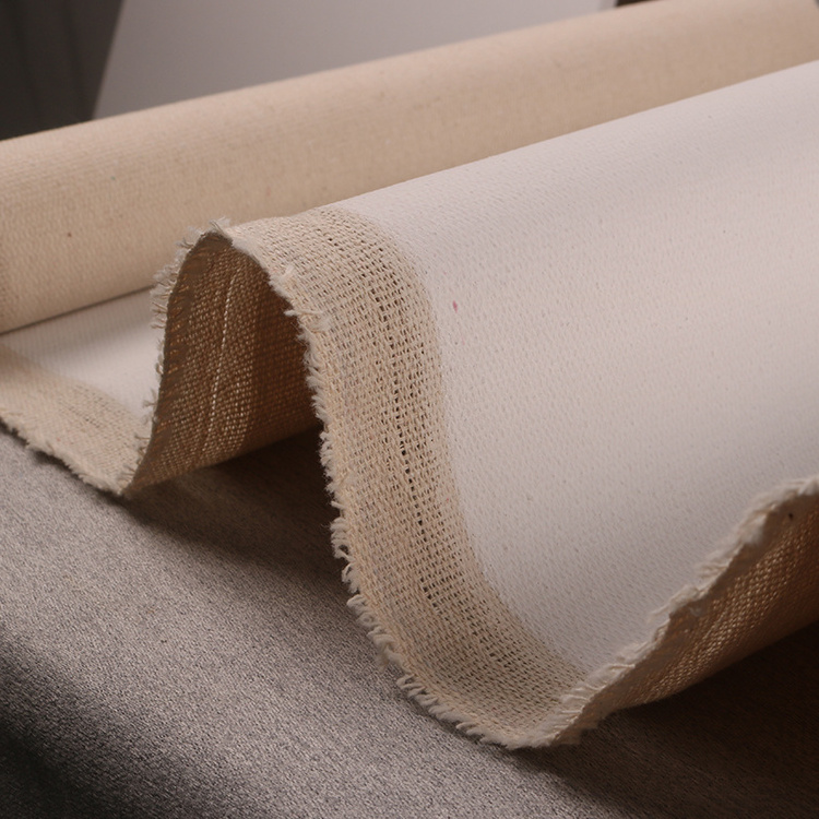 Wholesale 380g Artist Linen Stretched Canvas Roll High Quality Painting canvas For Oil Painting