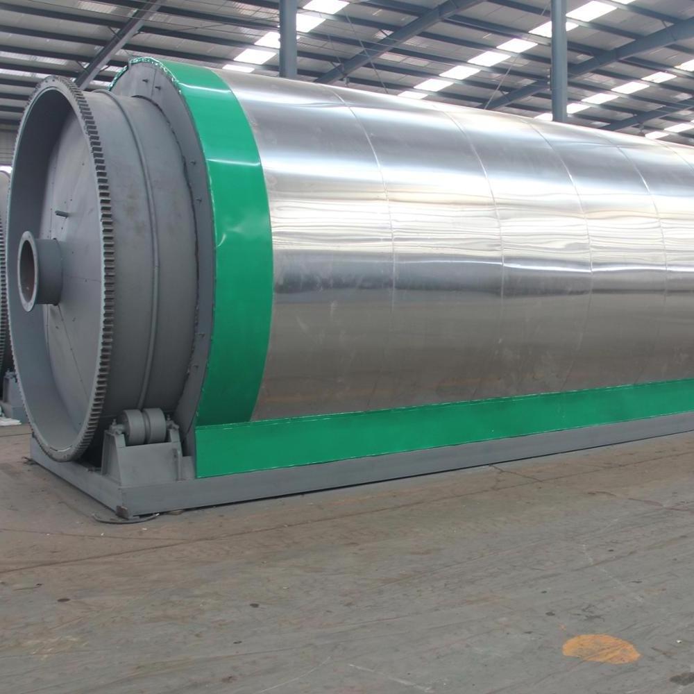 New Energy Plastic and Tire Waste to Diesel Pyrolysis and Refining Machine