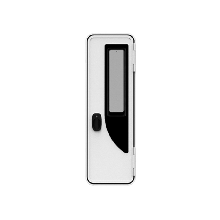 high strength aluminum alloy safety performance single point lock door for rv caravan trailer built-in screen door