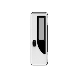 high strength aluminum alloy safety performance single point lock door for rv caravan trailer built-in screen door