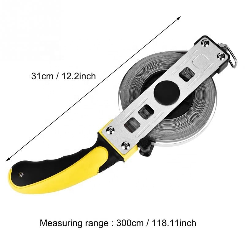 Stainless Steel Oil Dipping Sounding Measuring Tape / Oil Tank Measure Tape