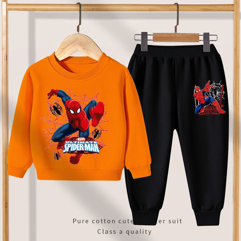 Halloween Cosplay Costume Spider Man Baby Boys Outfits Kids Sweatshirt+Pants 2pcs Children Superhero Costume Outfits