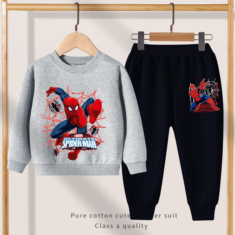 Halloween Cosplay Costume Spider Man Baby Boys Outfits Kids Sweatshirt+Pants 2pcs Children Superhero Costume Outfits