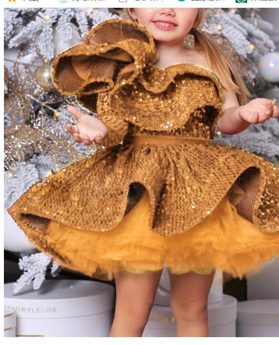 Boutique Baby Kids Children Princess Dress Girls Party Tulle Dresses Lace Ruffle Tutu Girl Ball Gown Formal Birthday Dress