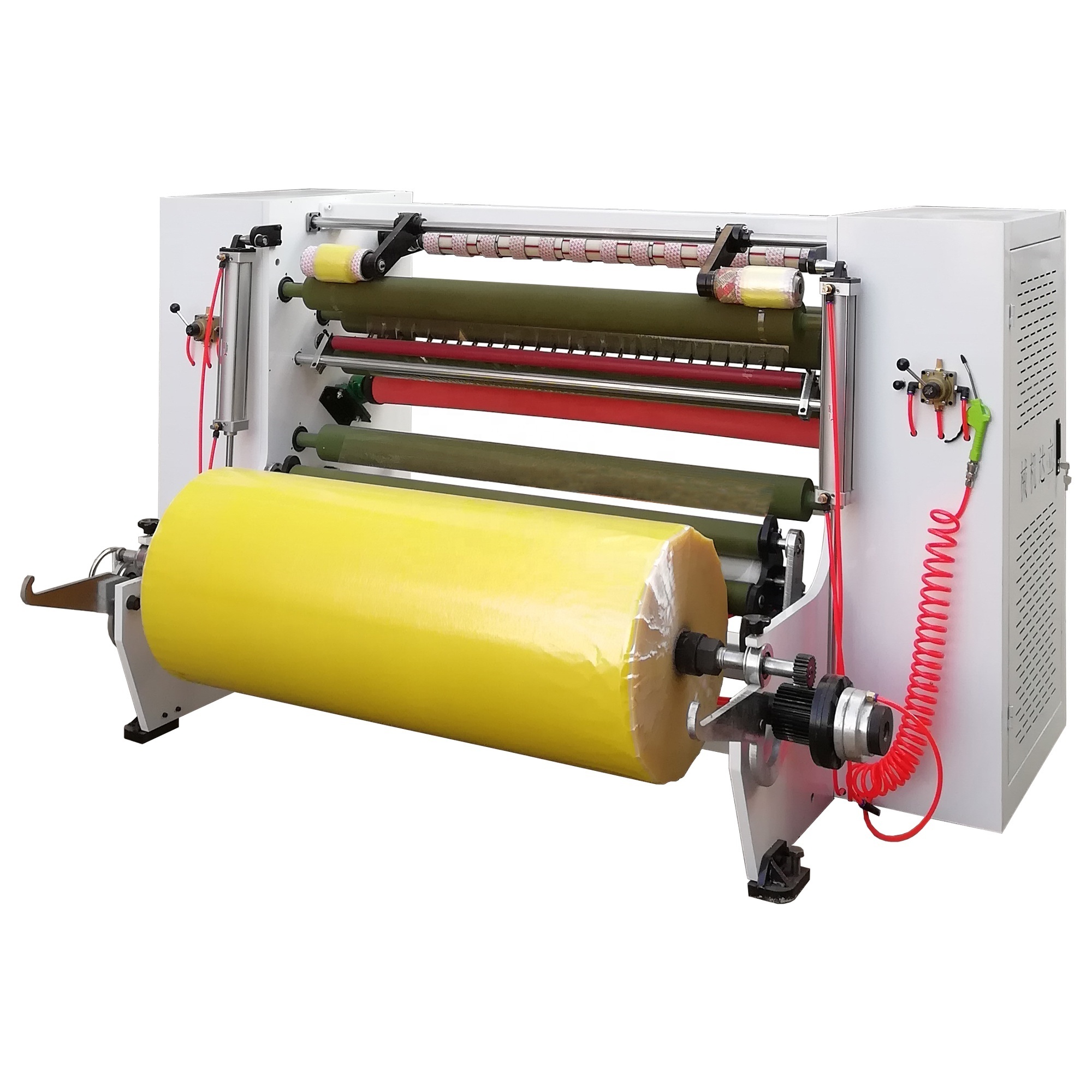 Adhesive BOPP packing jumbo roll tape slitting machine bopp roll cutting tape slitter cutter machine adhesive tape machine