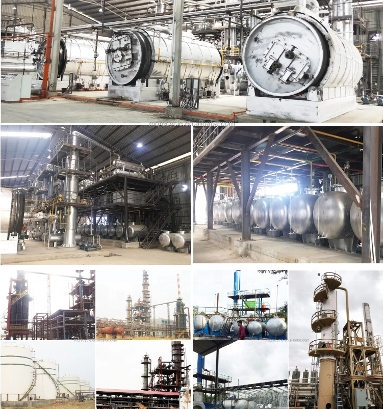 Waste Oil Distillation Plant Used Plastic Oil Recycle Machine Pyrolysis Oil to Diesel