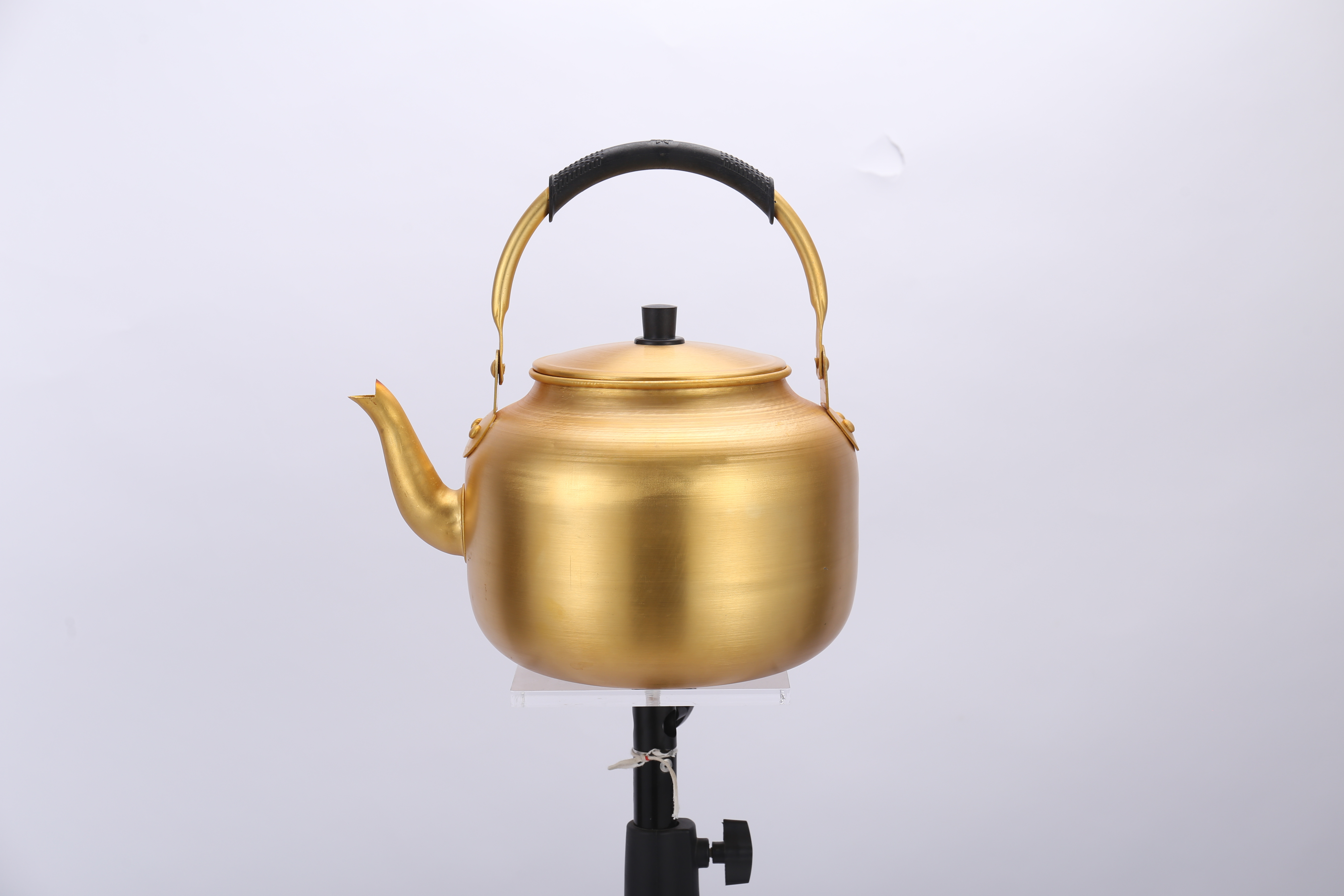 1L Korean Style Aluminum Yellow Pot Gold Tea Pot Restaurant Teapot Custom Boiling Water Kettle 1L Classy Aluminum Yellow Kettle