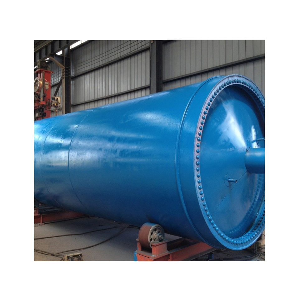 waste plastic tyre pyrolysis recycle plant to diesel fuel