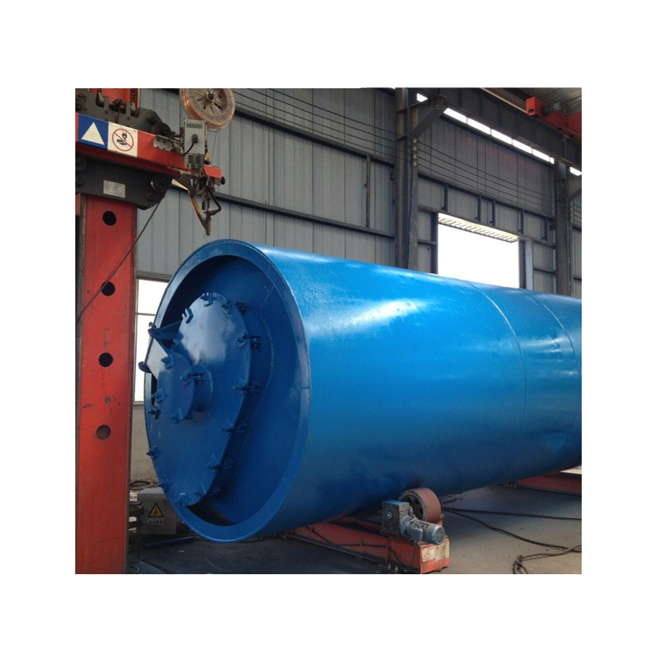 waste plastic tyre pyrolysis recycle plant to diesel fuel