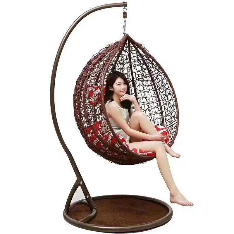 Hot Sell Outdoor Egg Chair Garden Furniture Water Drop Swing Chair Adult hanging swing egg chair