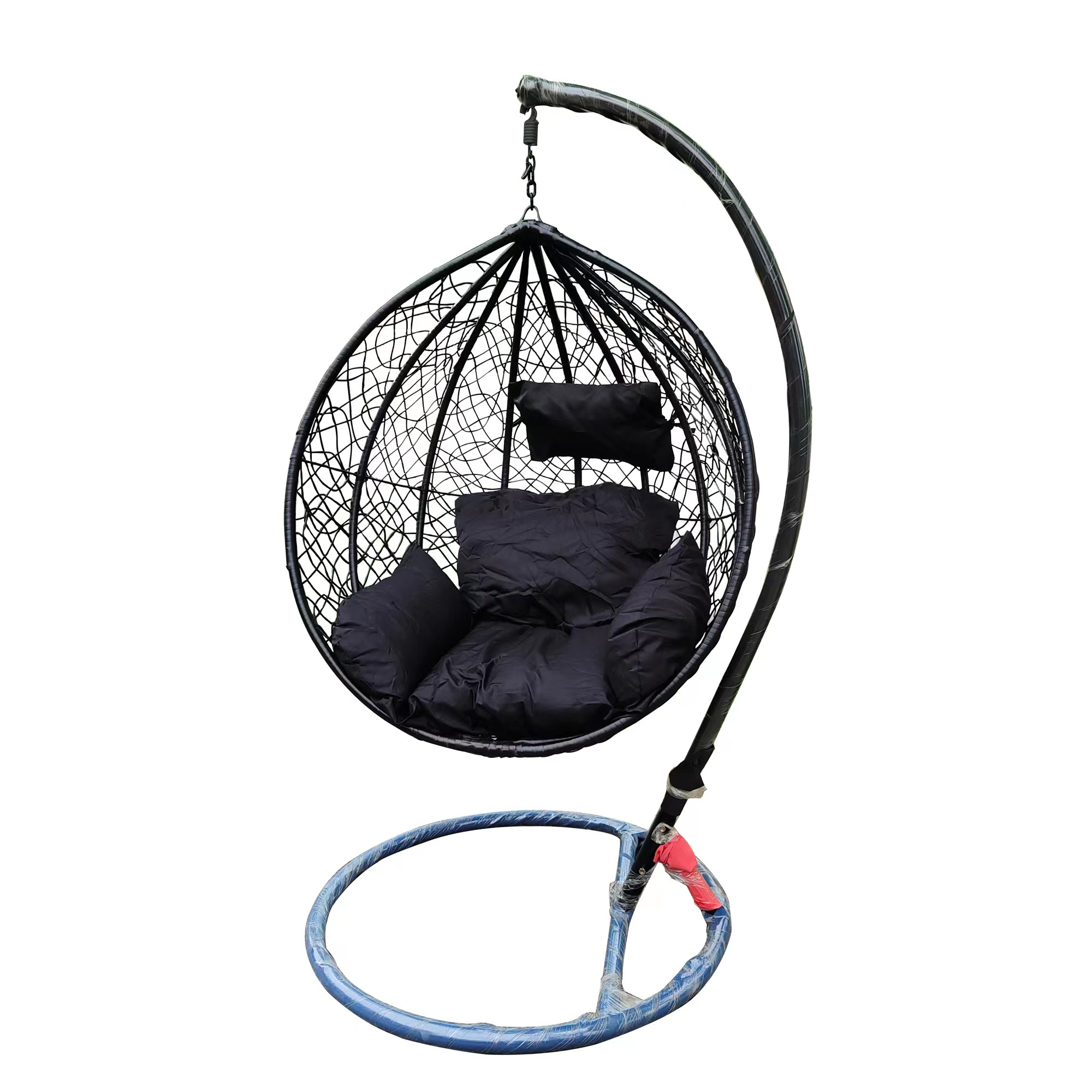 Seat Bed Rattan Patio Egg Wicker Glider Rattan Outdoor Garden Canopy Hammock Chair Swing