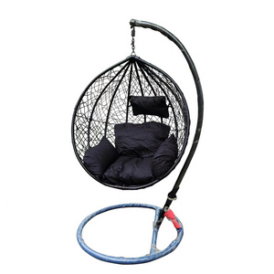 Seat Bed Rattan Patio Egg Wicker Glider Rattan Outdoor Garden Canopy Hammock Chair Swing