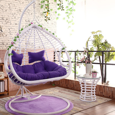 New design  outdoor and indoor rattan wicker egg swing chair