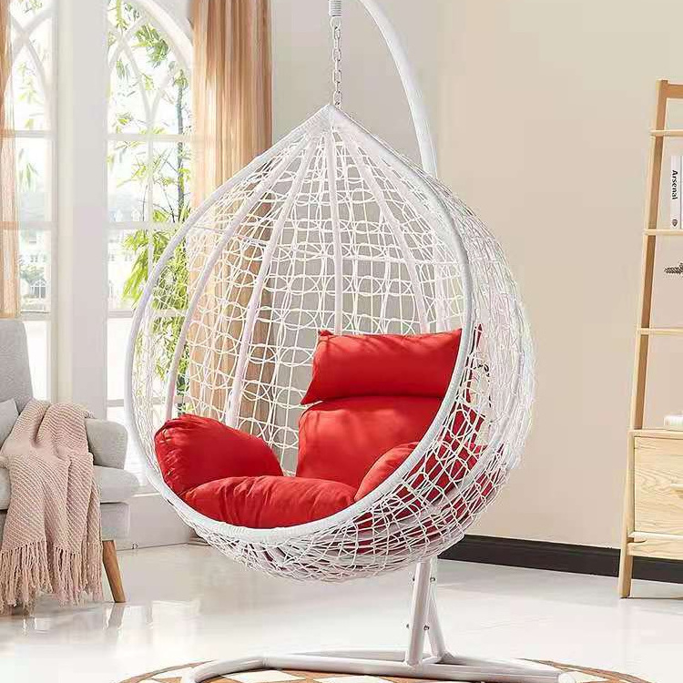 High-quality balcony leisure adult bird's nest outdoor Rattan Wicker Single Seat Hanging Egg Swing Chair