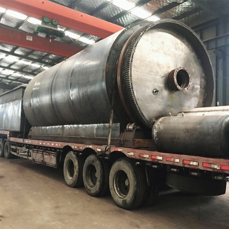 China Factory Made Waste Tyre Pyrolysis  Plant Used  to Tire Pyrolysis  to Fuel Oil