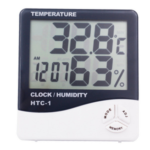 Digital Temperature Humidity Meter Home Indoor Outdoor Hygrometer Thermometer Automatic Weather Station wmr300 with Clock