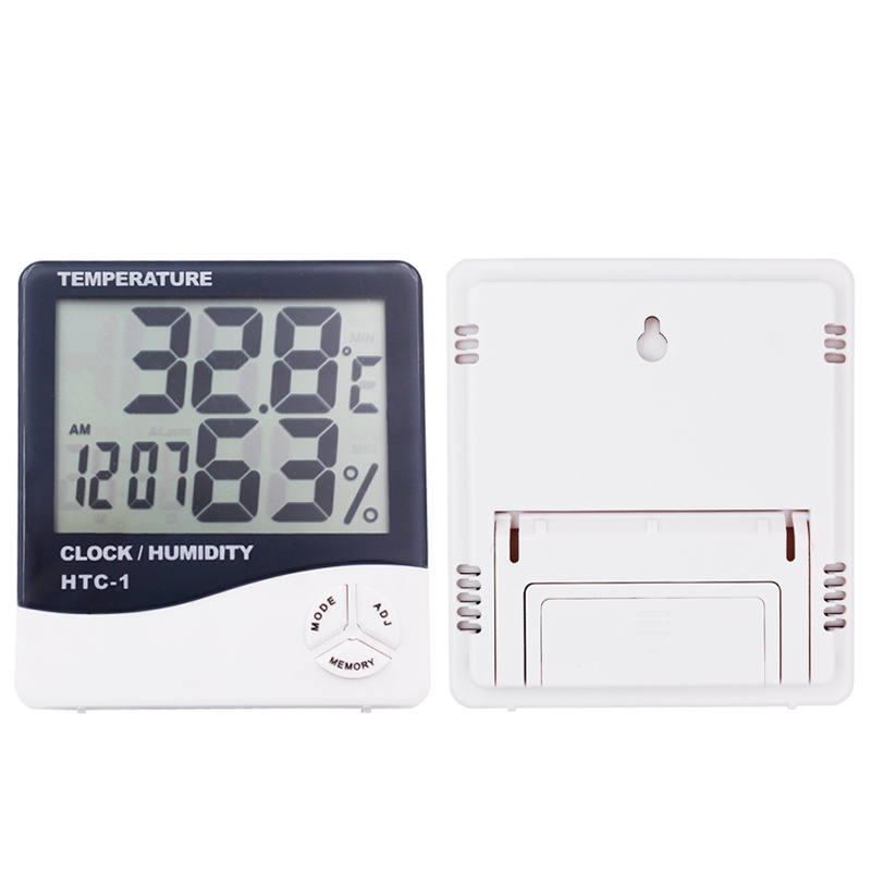 Digital Temperature Humidity Meter Home Indoor Outdoor Hygrometer Thermometer Automatic Weather Station wmr300 with Clock