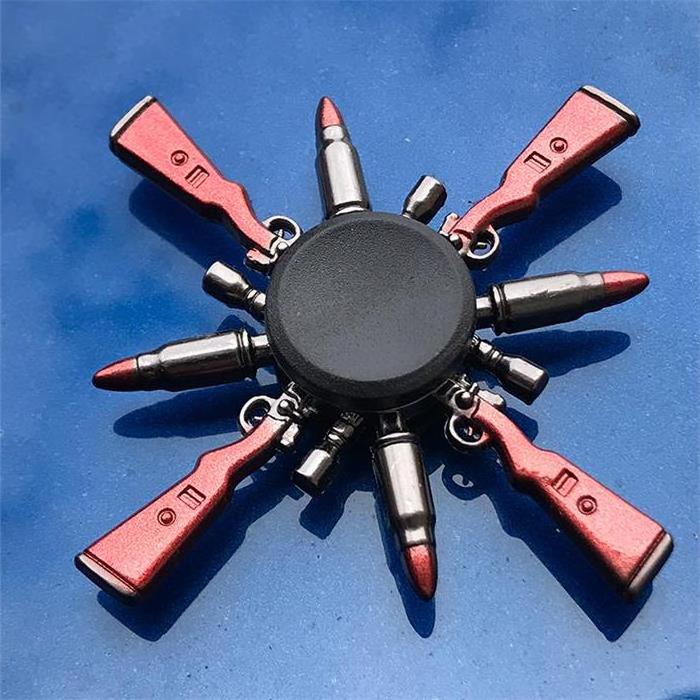 Special Multicolor Polychromatic Metal Zinc Alloy Hand Spinner Toy Collection Reduced Pressure, Silent, High-Speed Rotation