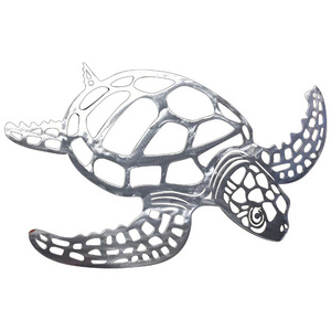 Metal Iron Art Turtle  Home Decoration Laser Cut Metal Sea Turtle Metal Wall Art Sea Decor Art Under The Sea Turtle Decor