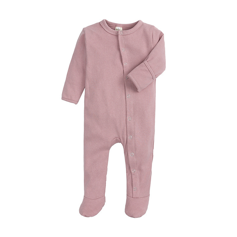 Unisex Kids' Holiday Loose-Fit Organic Cotton Baby Footie Pajama with Mitten Cuffs Infant Cotton clothes Sleeper