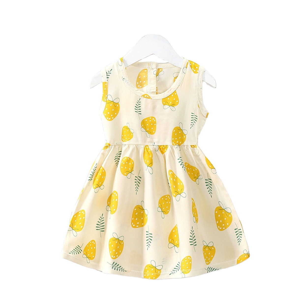 Factory Price Summer 9 Month Girl Princess Dresses Infant Clothing Printing Party Dress For 2-12 Years Old Girls