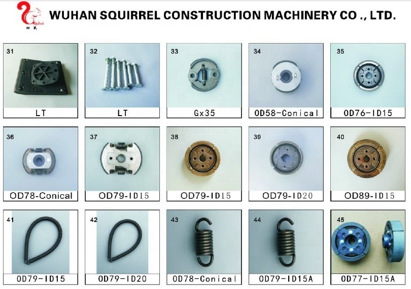 GX31 GX35 4-Stroke Engine Motor Clutch Assembly for String Grass Trimmer Essential Machinery Engine Parts