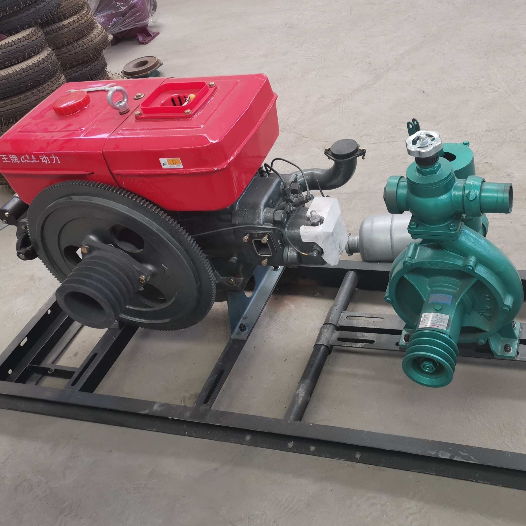 BP80-260 High lift sprinkler pump with 35HP Changzhou diesel engine for Drip irrigation system