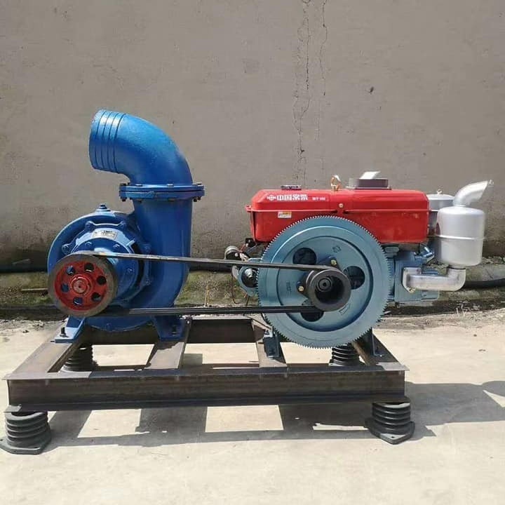 400HW High flow 16inch Mixed Flow Agricultural Pump With Trailer 75KW Electric motor pump