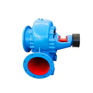 16 inch large flow agricultural irrigation diesel horizontal vortex shell mixed flow pump