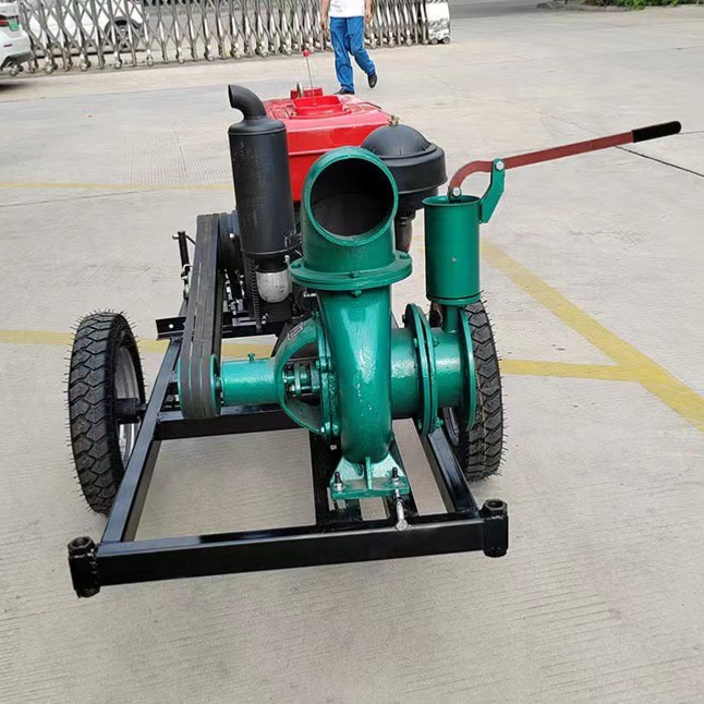 280m3/h flow Agricultural irrigation centrifugal pump Portable Trailer Diesel Pump set