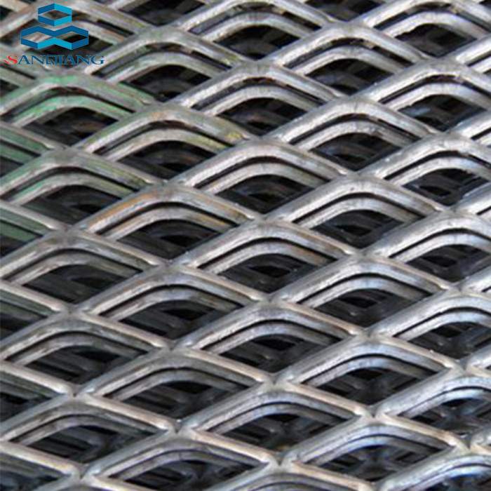 Metal diamond mesh Catwalk Steel Grating trailer floor mesh