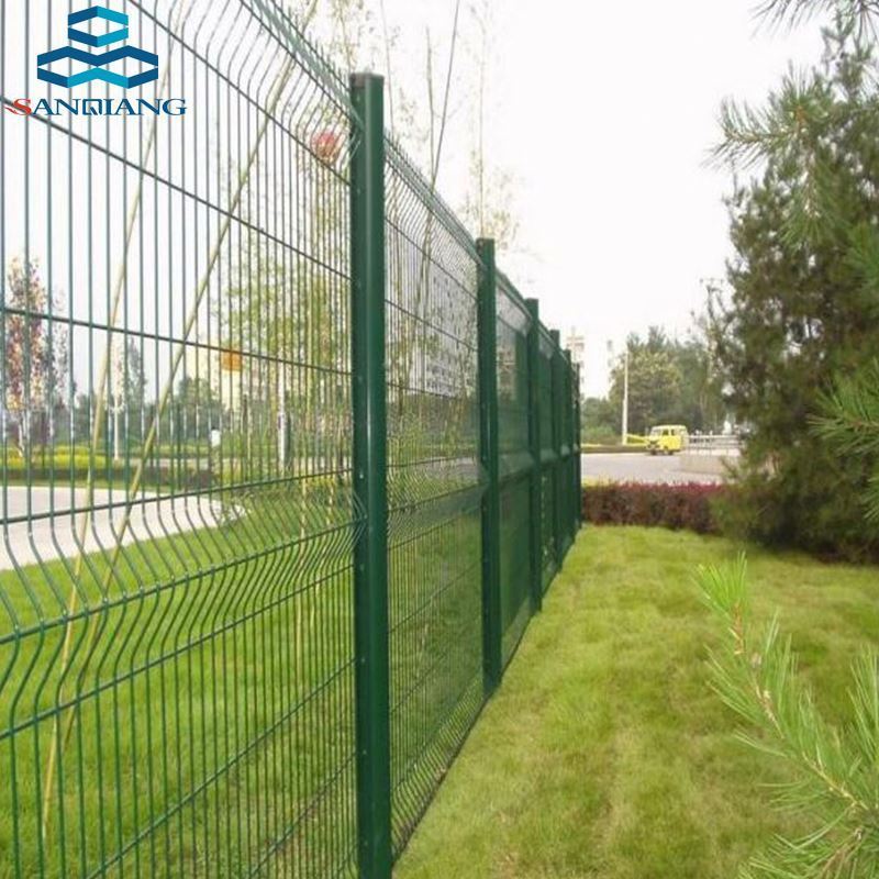 Cheap customized construction hot galvanized welded wire mesh fence