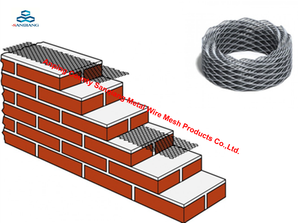 popular galvanized expanded metal mesh used in brick reinforcement