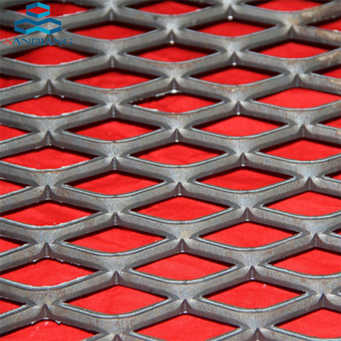 Metal diamond mesh Catwalk Steel Grating trailer floor mesh