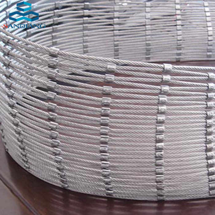 304 316 316l High strength Stainless Steel cable Wire Rope Mesh Net for ...