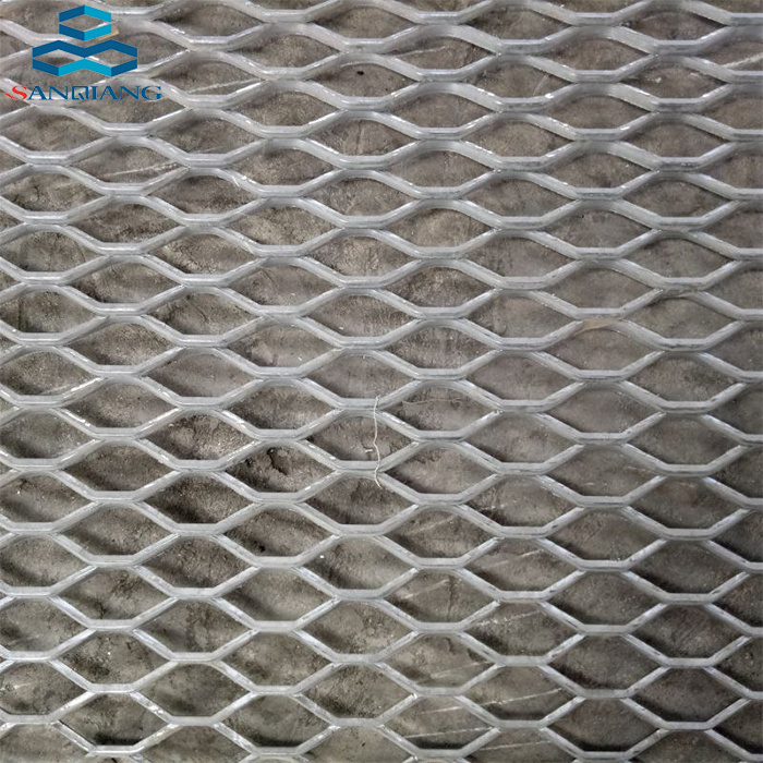 Metal diamond mesh Catwalk Steel Grating trailer floor mesh