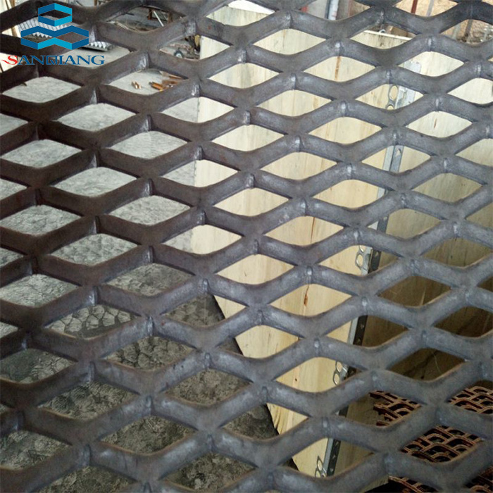 Metal diamond mesh Catwalk Steel Grating trailer floor mesh