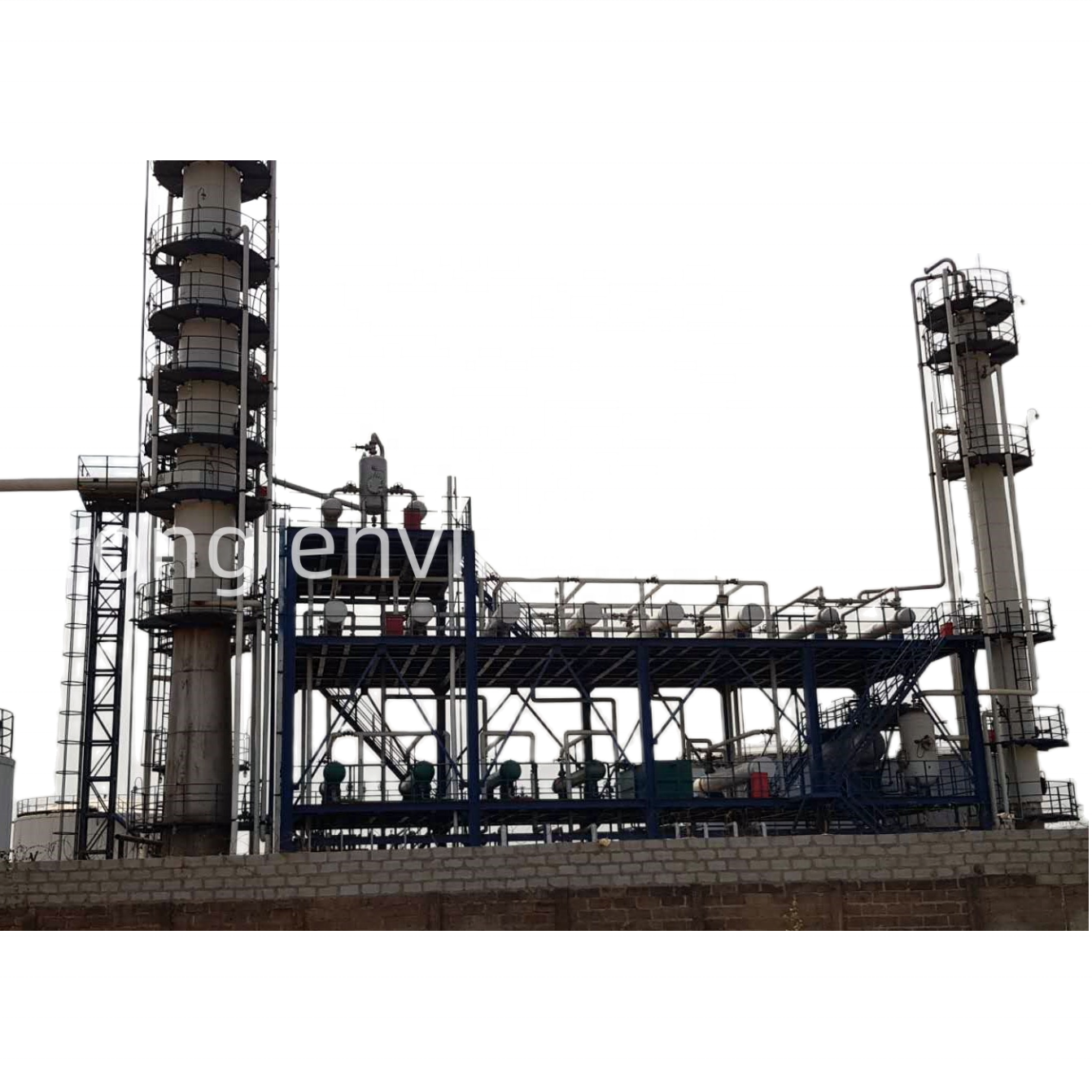 1-500 TPD Used engine Motor Oil Car Oil Recycling to diesel/Base Oil Regeneration Equipment for Refinery