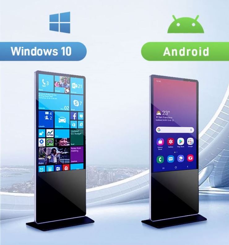 Wetol Android 7.1, Windows 10 Digital Signage Player Photo Booth All In One Pc Touch Screen Payment Kiosk For Retail