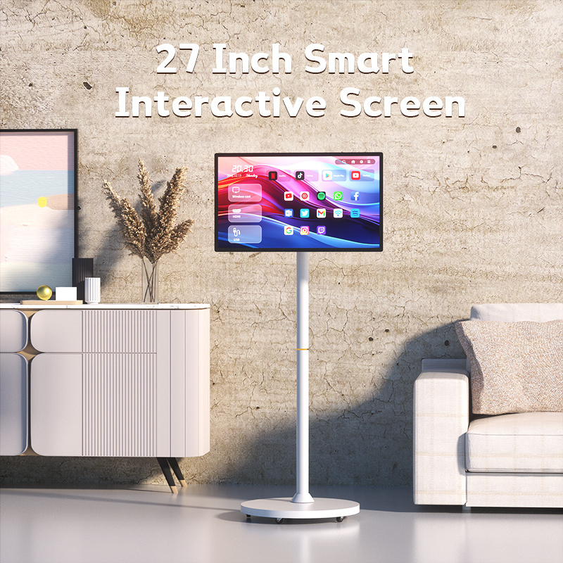 Freely Rotating Stand Android Smart Tv IPS HD 10 Points Touch Screen Removable Charging Stand 21.5' Standbyme Led Smart Tv