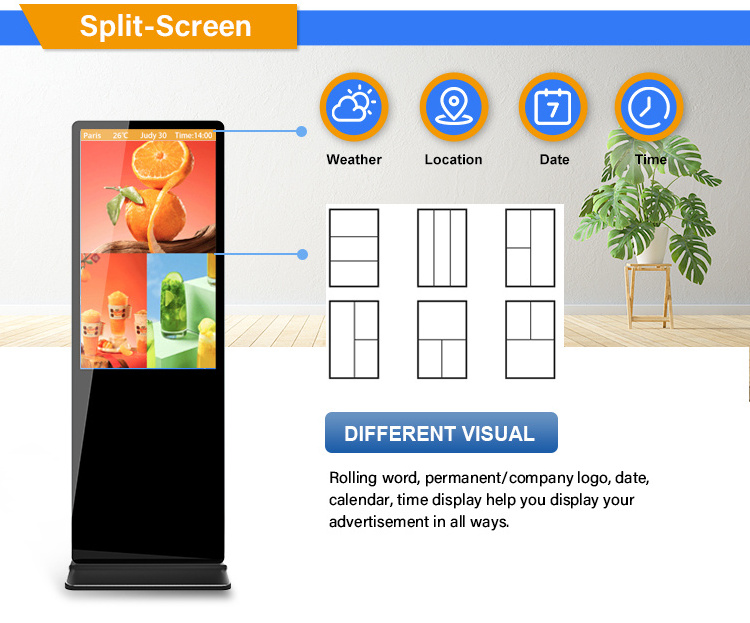 Wetol Lcd Signage Player Photo Booth Kiosk For Business: Meetings, Presentations And Digital Advertising.